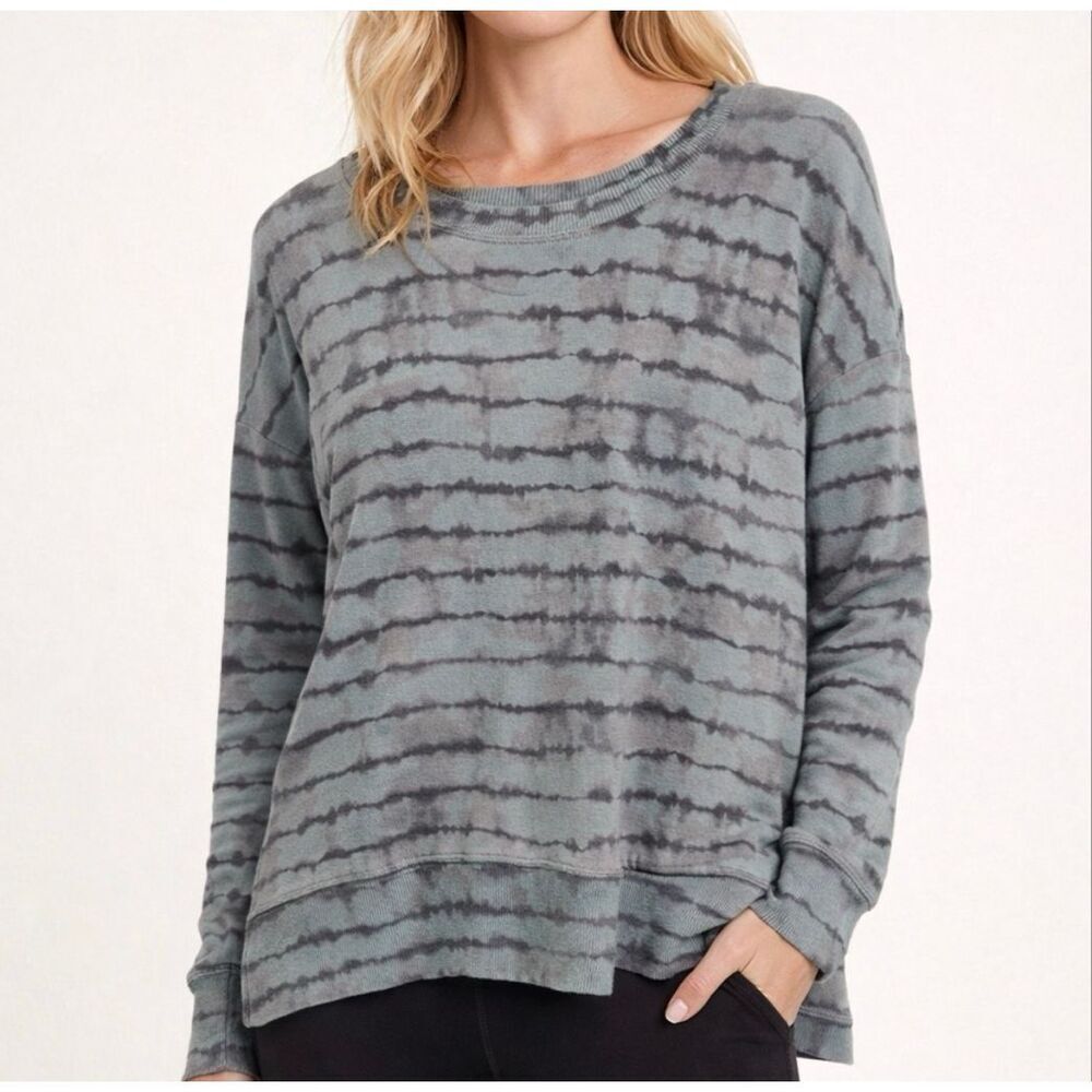 Athleta Printed Coaster Luxe Sweatshirt